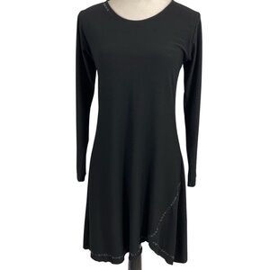 Yak & Yeti Womens Dress Size Small Black Above Knee Long Sleeve Basic Capsule